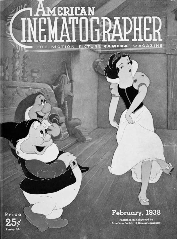 An issue of American Cinematographer, February 1938.