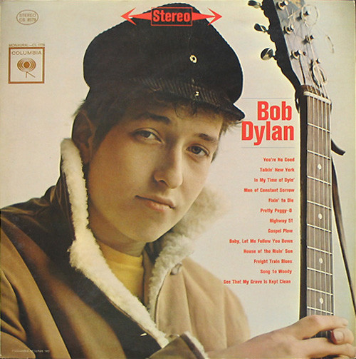The self-titled album of Bob Dylan in 1962.