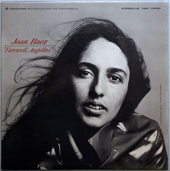Joan Baez's 1965 album 'Farewell, Angelina' featuring the song.