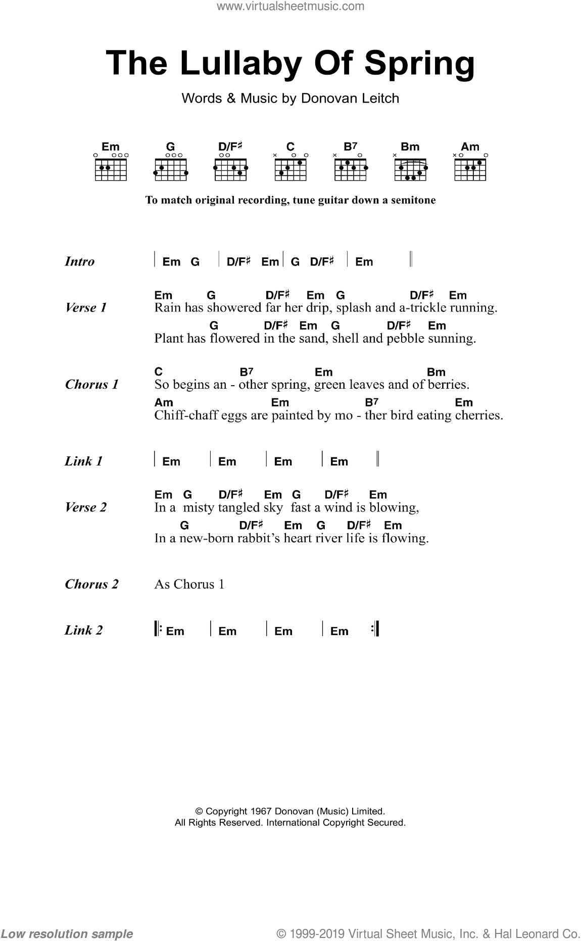 The Lullaby of Spring, by Donovan.