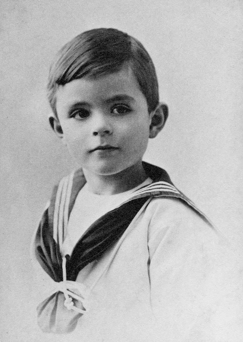 Alan Turing as a boy, aged 5.