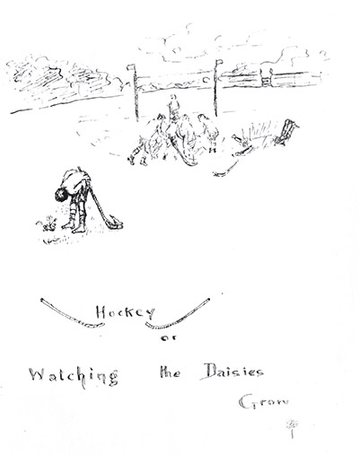 A drawing by Alan Turing's mother at his preparatory school, Hazelhurst, Sussex, 1923.